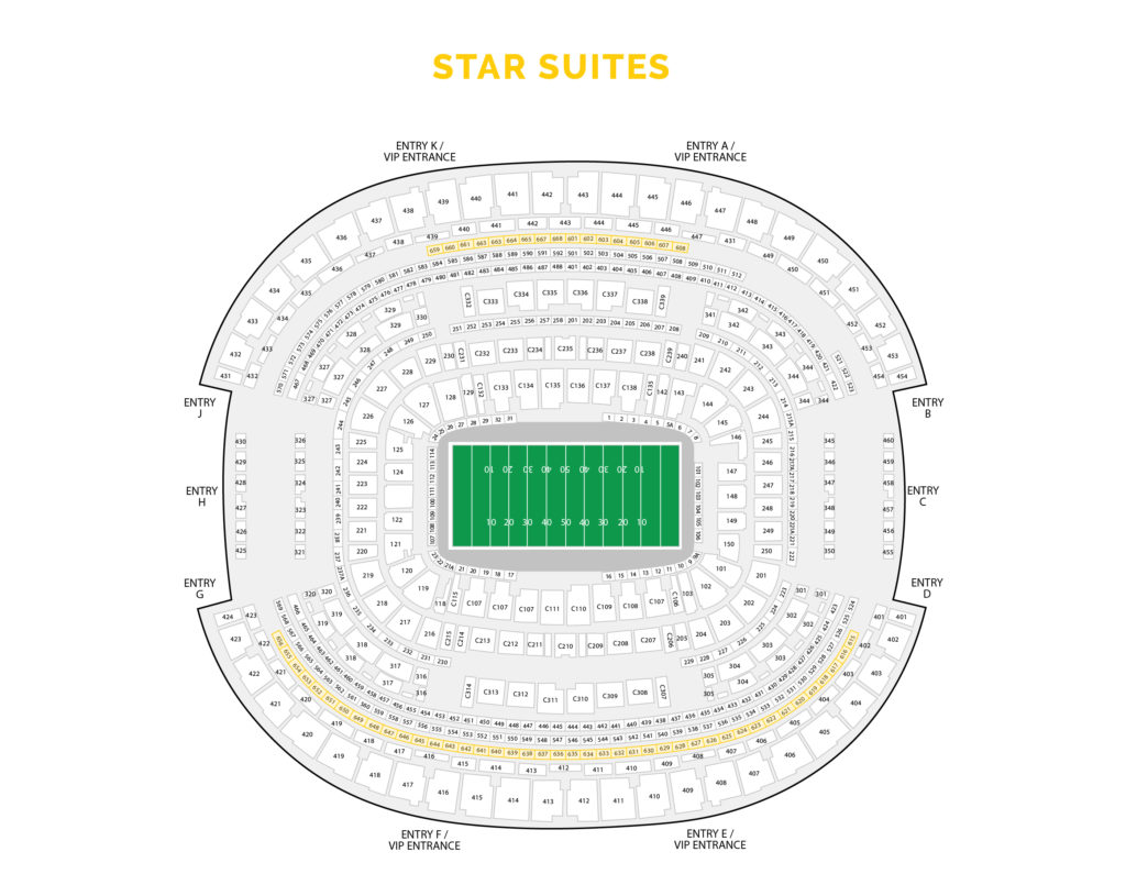 Star Level Suites Suites and VIP Hospitality for
